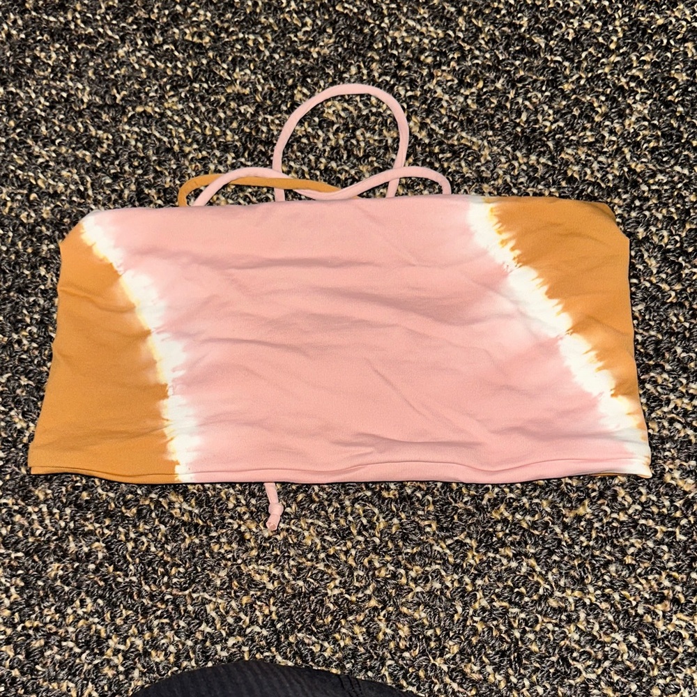L*Space tie dye bikini top